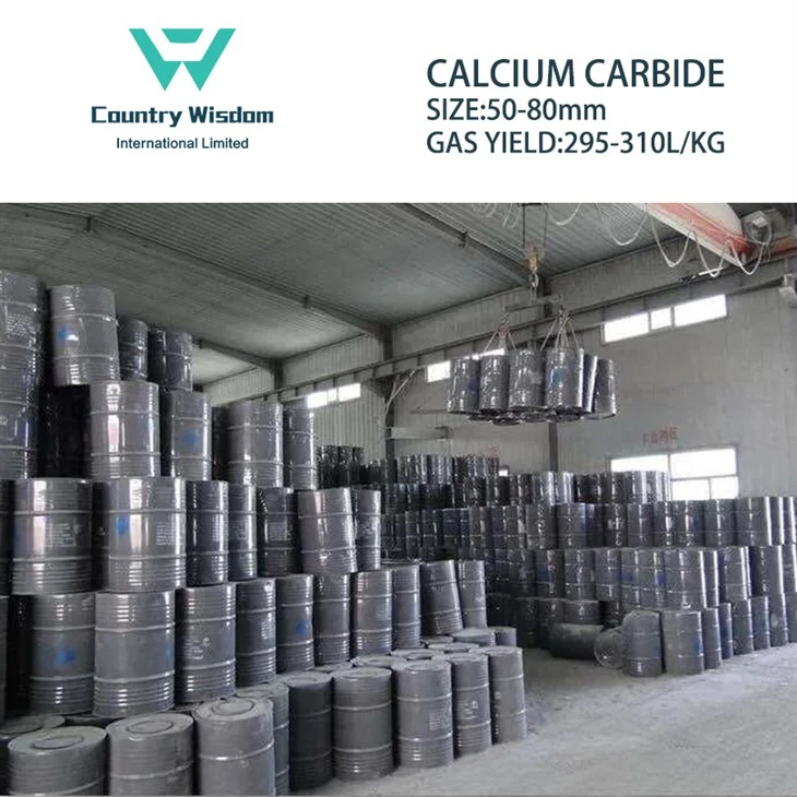 Calcium Carbide Price 100kg Acetylene 50-80mm